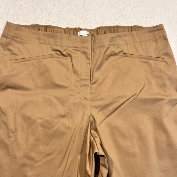 J Jill Chino Pants Khakis Elastic Waist Front Pockets Casual Women's 18 38x28 - Picture 2 of 14